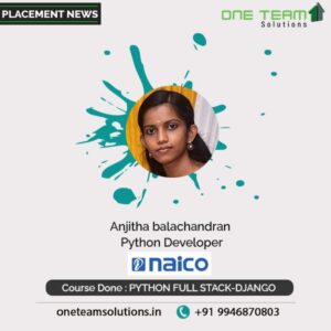 ANJITHA BALACHANDRAN Placed Students