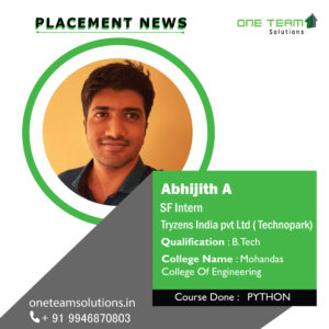 Abhijith A scaled 1 Placed Students