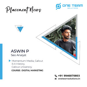 placement ASWIN P Placed Students