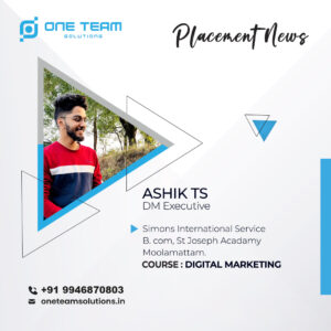 placement Ashik Ts Placed Students