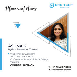 placement Ashna K 1 Placed Students