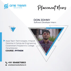 placement DON JOHNY Placed Students