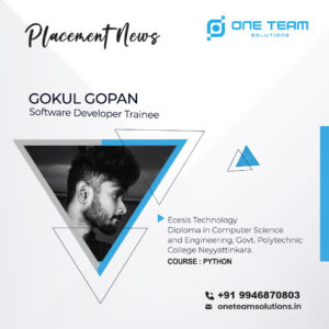 placement Gokul Gopan Placed Students