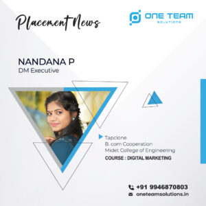 placement NANDANA Placed Students