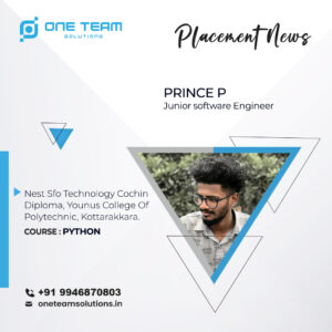 placement PRINCE Placed Students