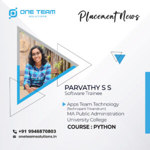 placement Parvathy Placed Students