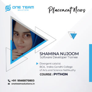 placement Shamina Placed Students