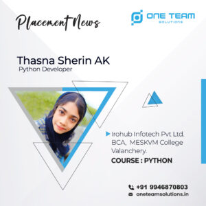 placement Thasna Placed Students