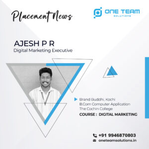 placement ajesh Placed Students