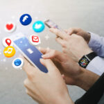 hands holding smartphone social media concept How to Become A Digital Marketing Expert with No Experience